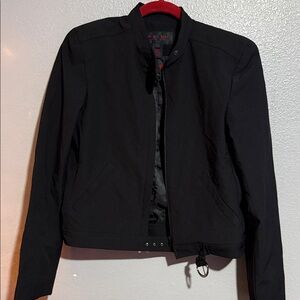 Ralph Lauren Elegant Black Jacket vintage plaid label  size M